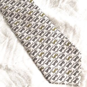 Men’s Hermes (Hermès) Tie  🐒  🐯